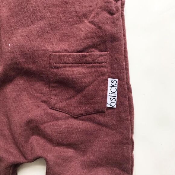 6sticks brown jumper EUC 6-9 months - Picture 6 of 6